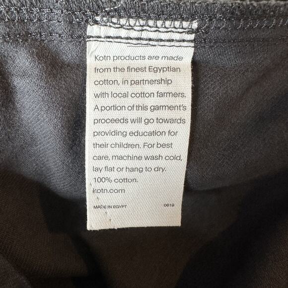 NWT KOTN Flannel Mini Skirt Womens 6 Charcoal Grey Pockets A-line Modern Preppy - Picture 9 of 10